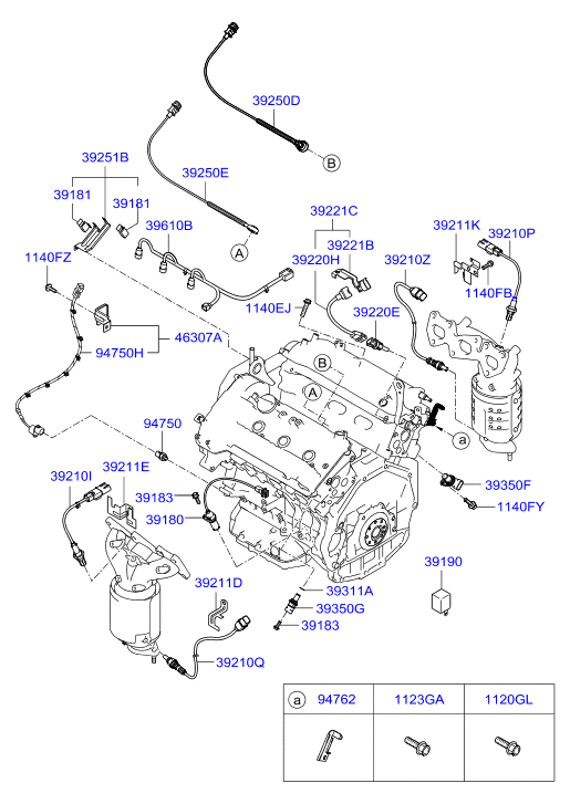 KIA 392103E220 - Lamda-sonda www.parts5.com