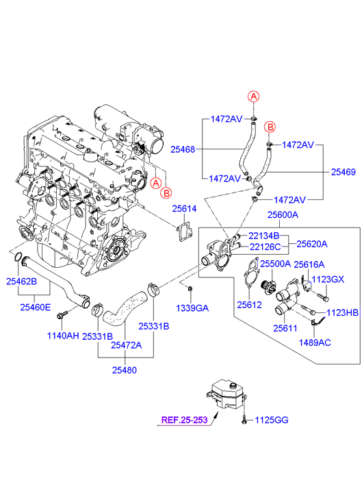 KIA 2561226870 - Těsnicí kroužek, dřík ventilu www.parts5.com