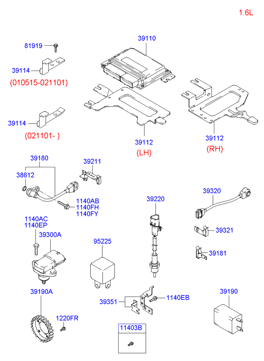 KIA 3918023500 - Senzor impulsuri, arbore cotit www.parts5.com