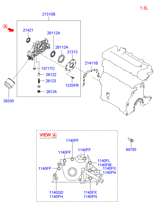 Hyundai 2630035500 - Filtru ulei www.parts5.com