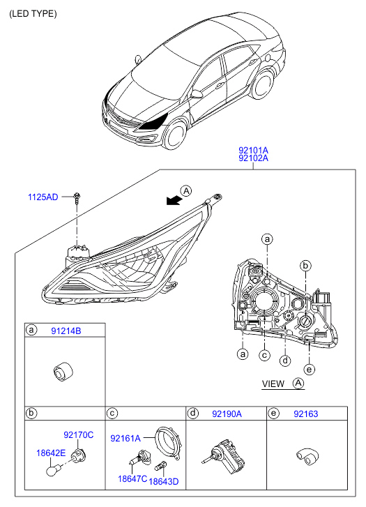 KIA 921613K000 - Zarnica, dnevna luc za voznjo www.parts5.com