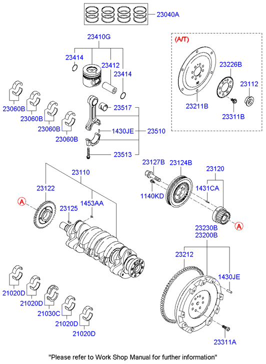 KIA 2312427300 - Jermenica,rocicna gred www.parts5.com