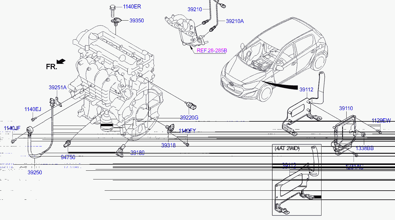 Hyundai 39210-03070 - Ламбда-сонда www.parts5.com