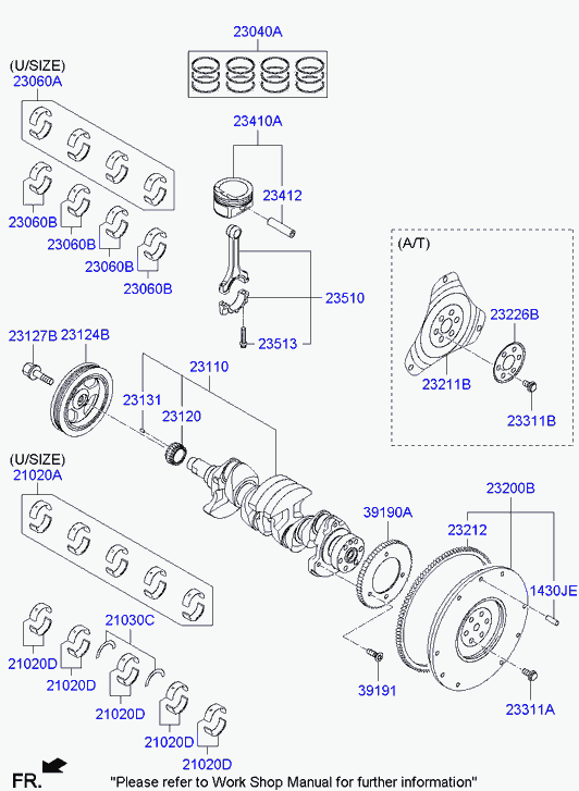 KIA 23124-2B010 - Belt Pulley, crankshaft www.parts5.com