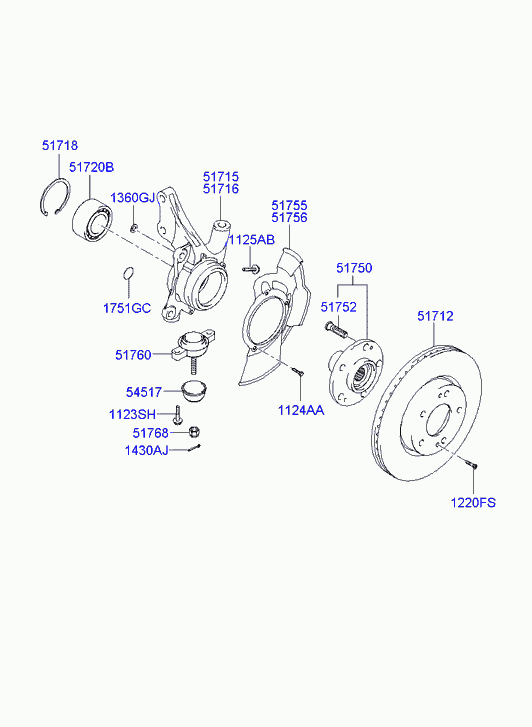 Hyundai 51712-2E300 - Brake Disc parts5.com