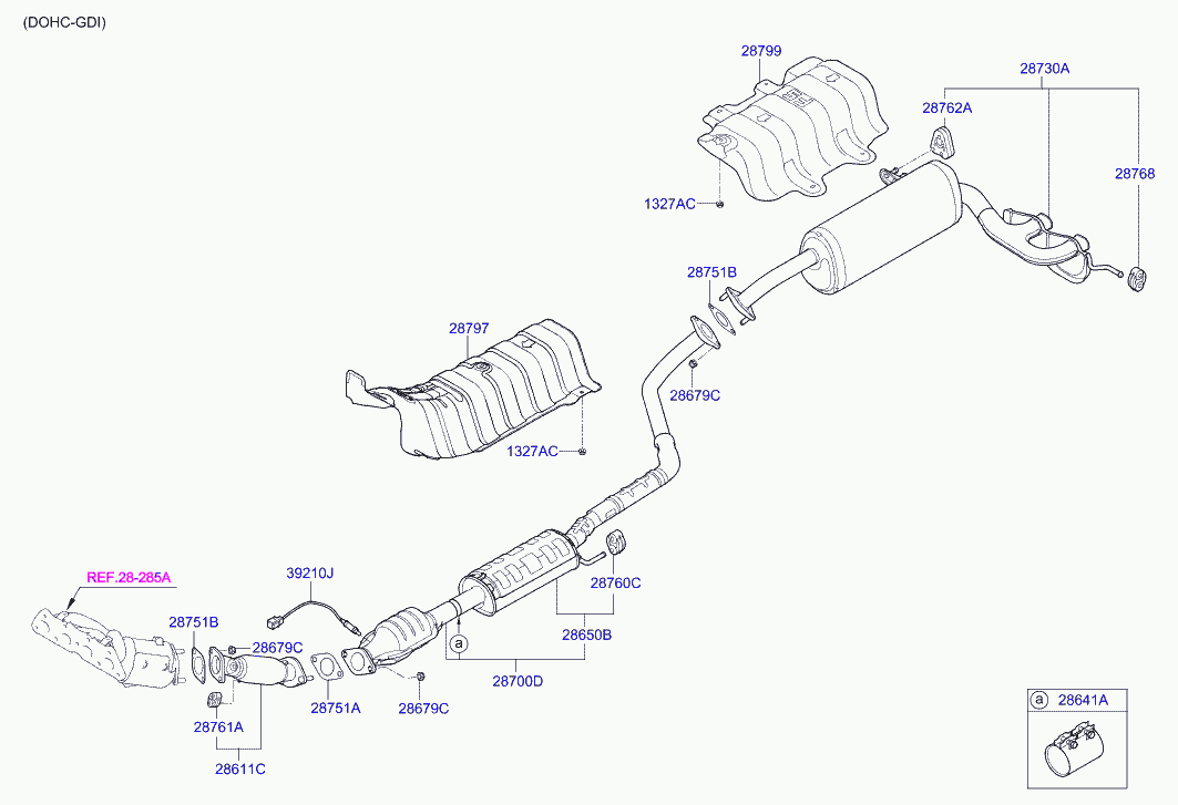 Hyundai 392102B220 - Lambda-sonda www.parts5.com