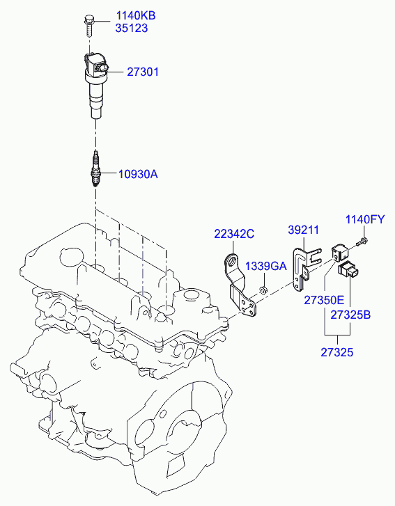 Hyundai 18846 10060 - Bujii www.parts5.com