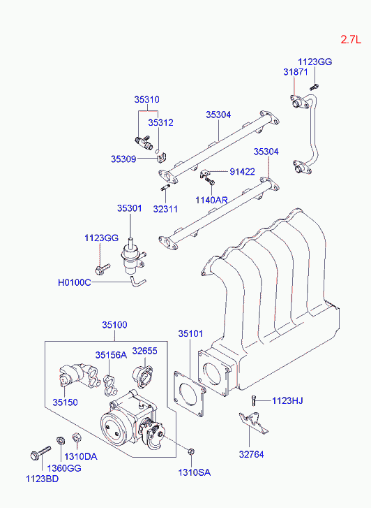 Hyundai 35170-37100 - Senzor, polozaj dusilne lopute uplinjaca www.parts5.com