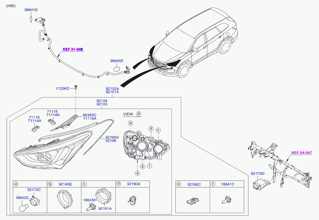 KIA 921613R010 - Bombilla, luces diurnas www.parts5.com