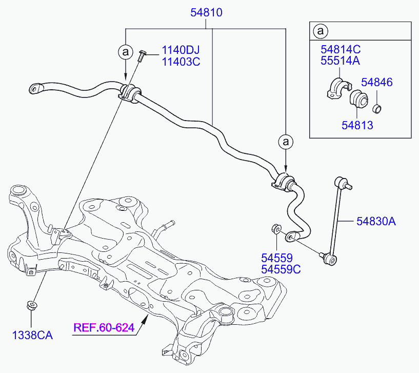 Hyundai 1338610007K - Rulment sarcina suport arc www.parts5.com