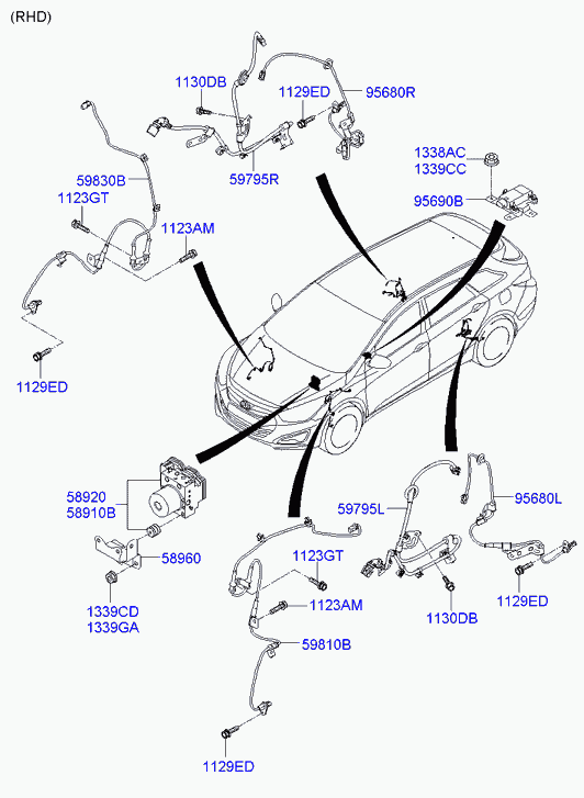 Hyundai 598303Z000 - Hydraulic module: 1 pcs. www.parts5.com