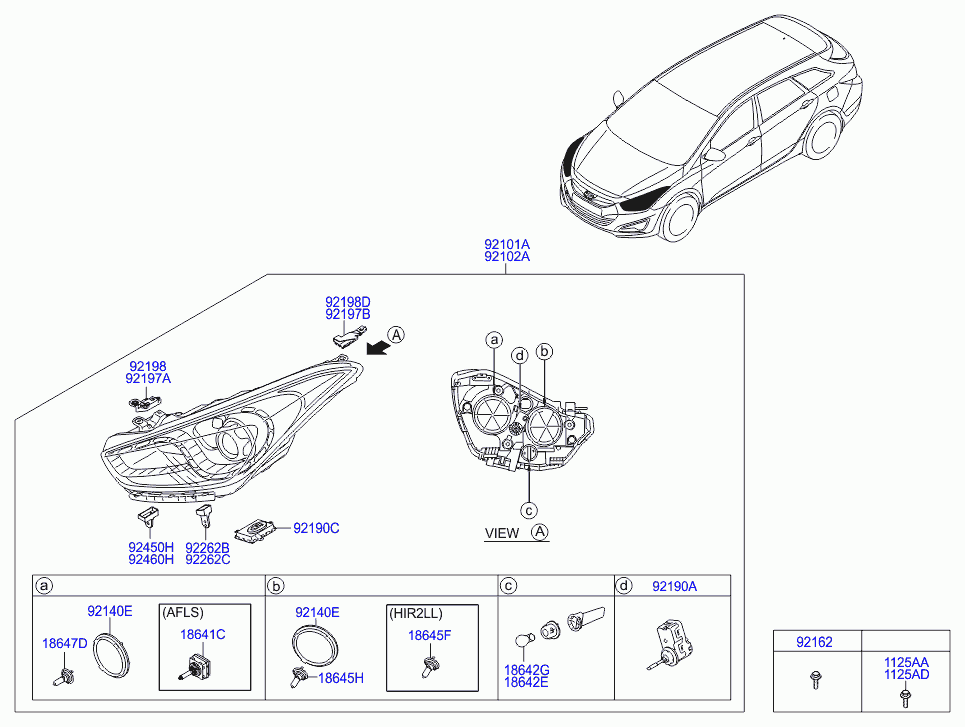 Hyundai 18647-55007-L - Ampoule, projecteur antibrouillard www.parts5.com