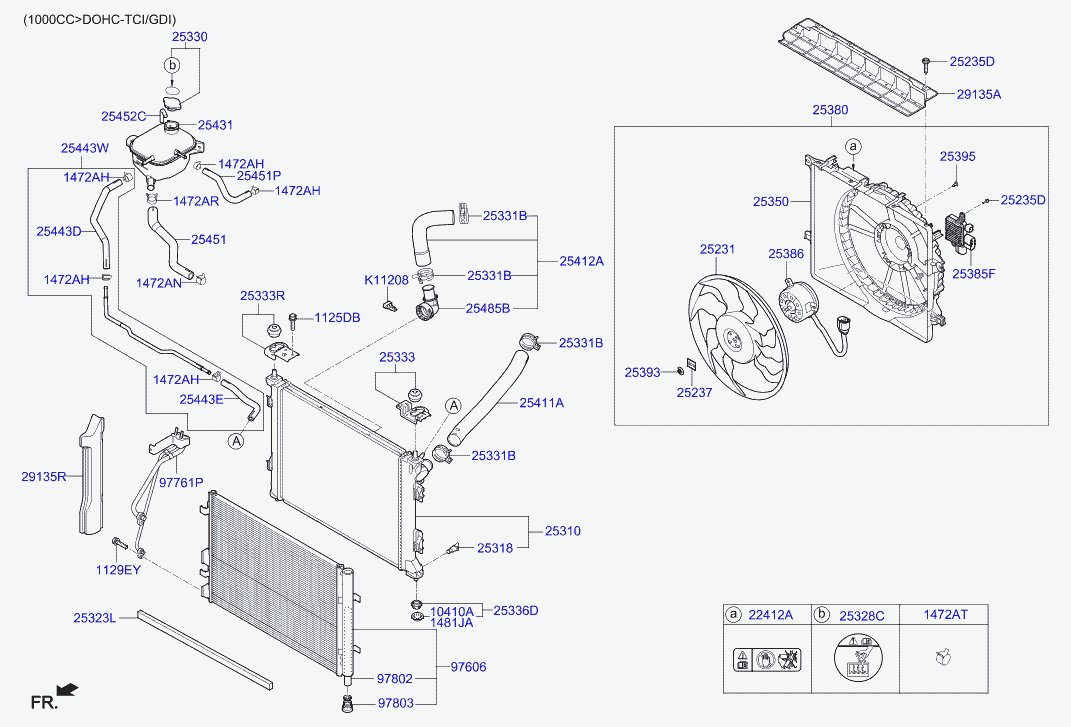 Hyundai 25330-B1000 - Bouchon de radiateur www.parts5.com