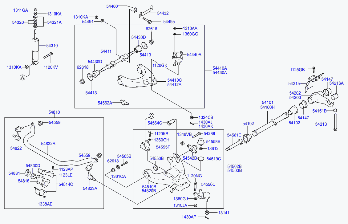 Hyundai 1430004303 - Комплект колесен лагер www.parts5.com