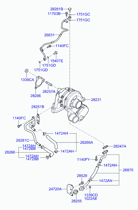 KIA 28256-4A421 - Nakrętka zabezpieczająca www.parts5.com