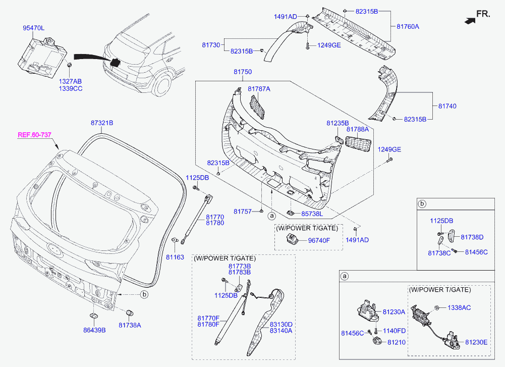 Hyundai 81780-D7001 - Gasfeder, Koffer / Laderaum www.parts5.com