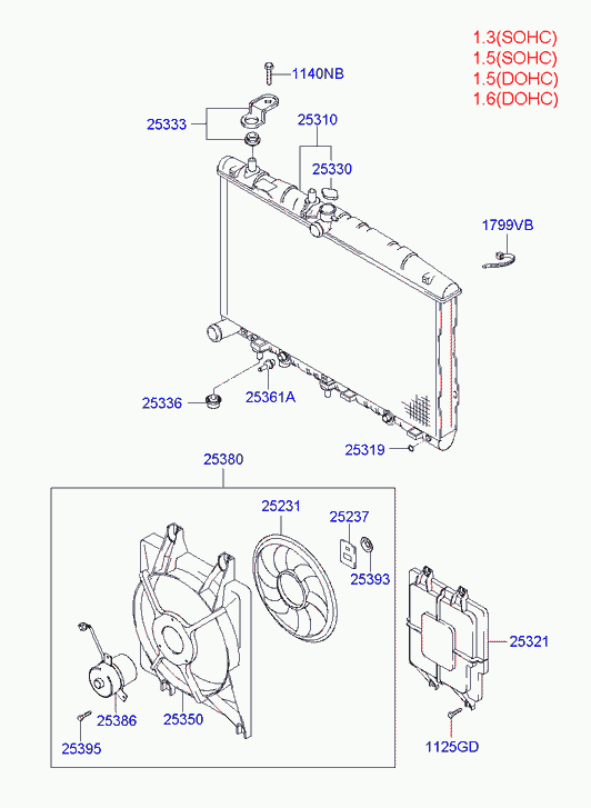 Hyundai 2533033101 - Капачка, гърловина за наливане на масло www.parts5.com