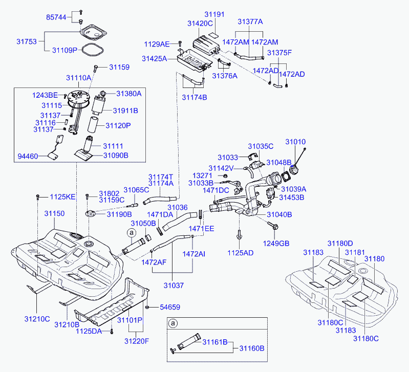 KIA 311113K000 - Горивна помпа www.parts5.com