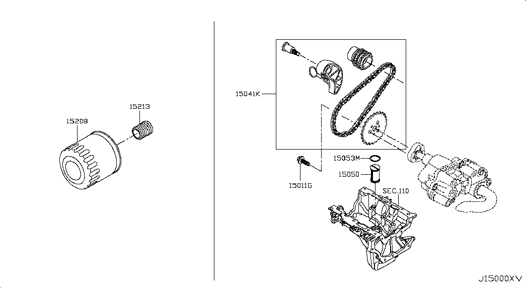 Infiniti 1520800Q0N - Масляный фильтр www.parts5.com