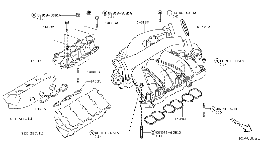 NISSAN 14032JA10A - Pierścień uszczelniający, korek spustowy oleju www.parts5.com