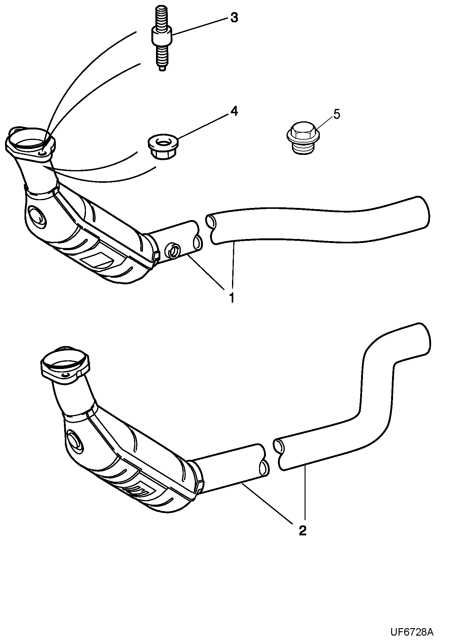 Jaguar XR81127 - Catalytic Converter www.parts5.com