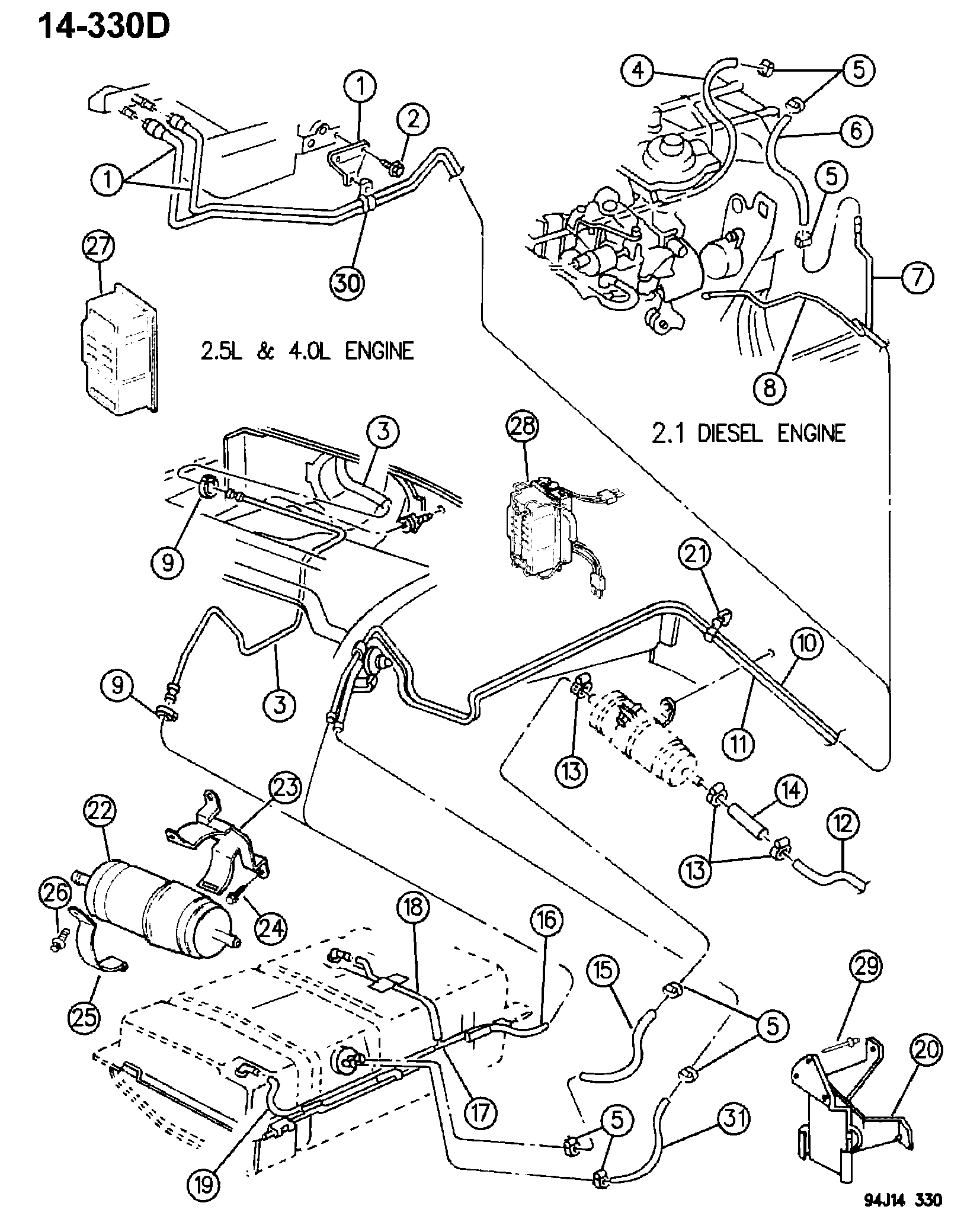 Chrysler 33000 076 - Filtru combustibil www.parts5.com