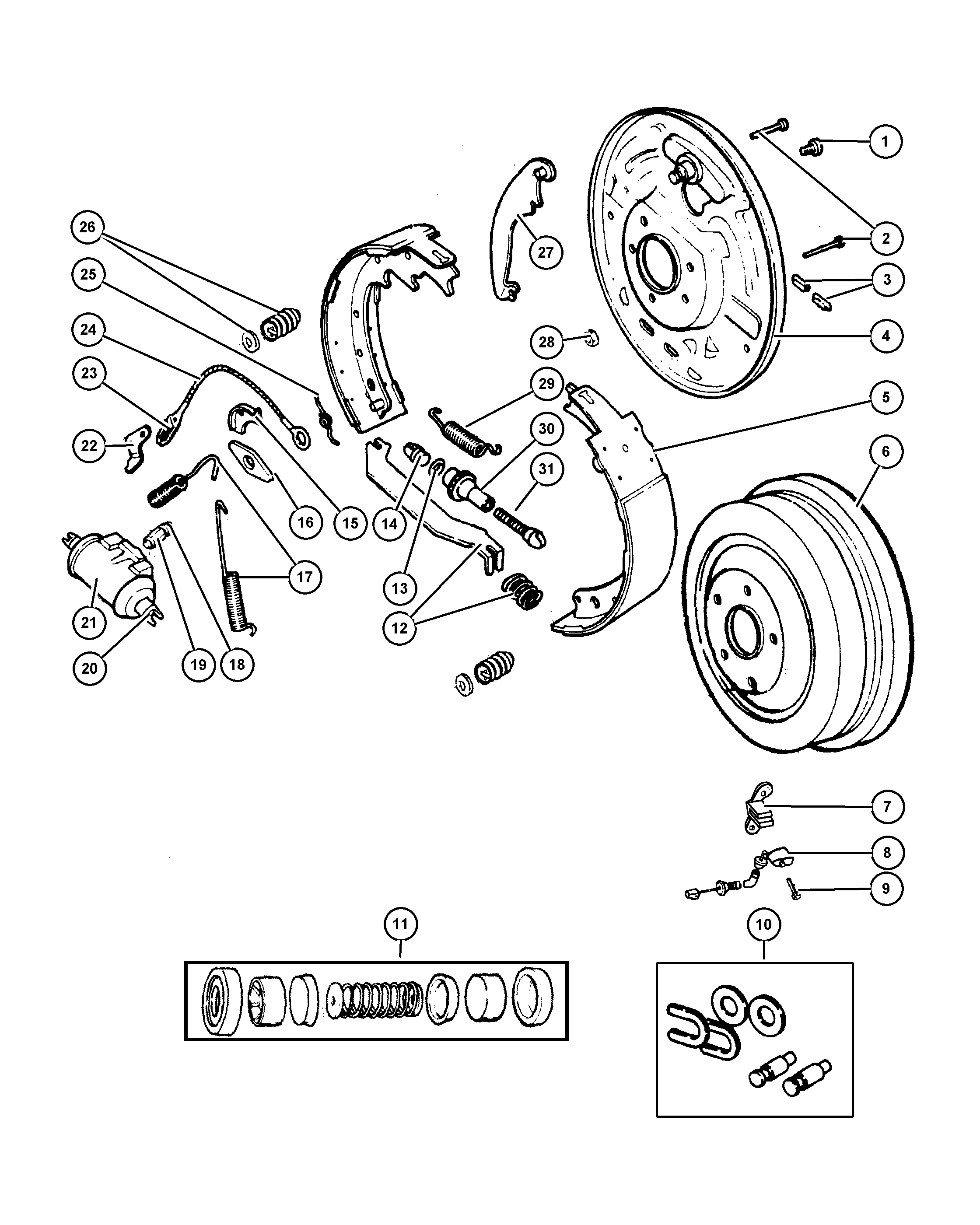 Jeep 4723 367AB - Set saboti frana www.parts5.com