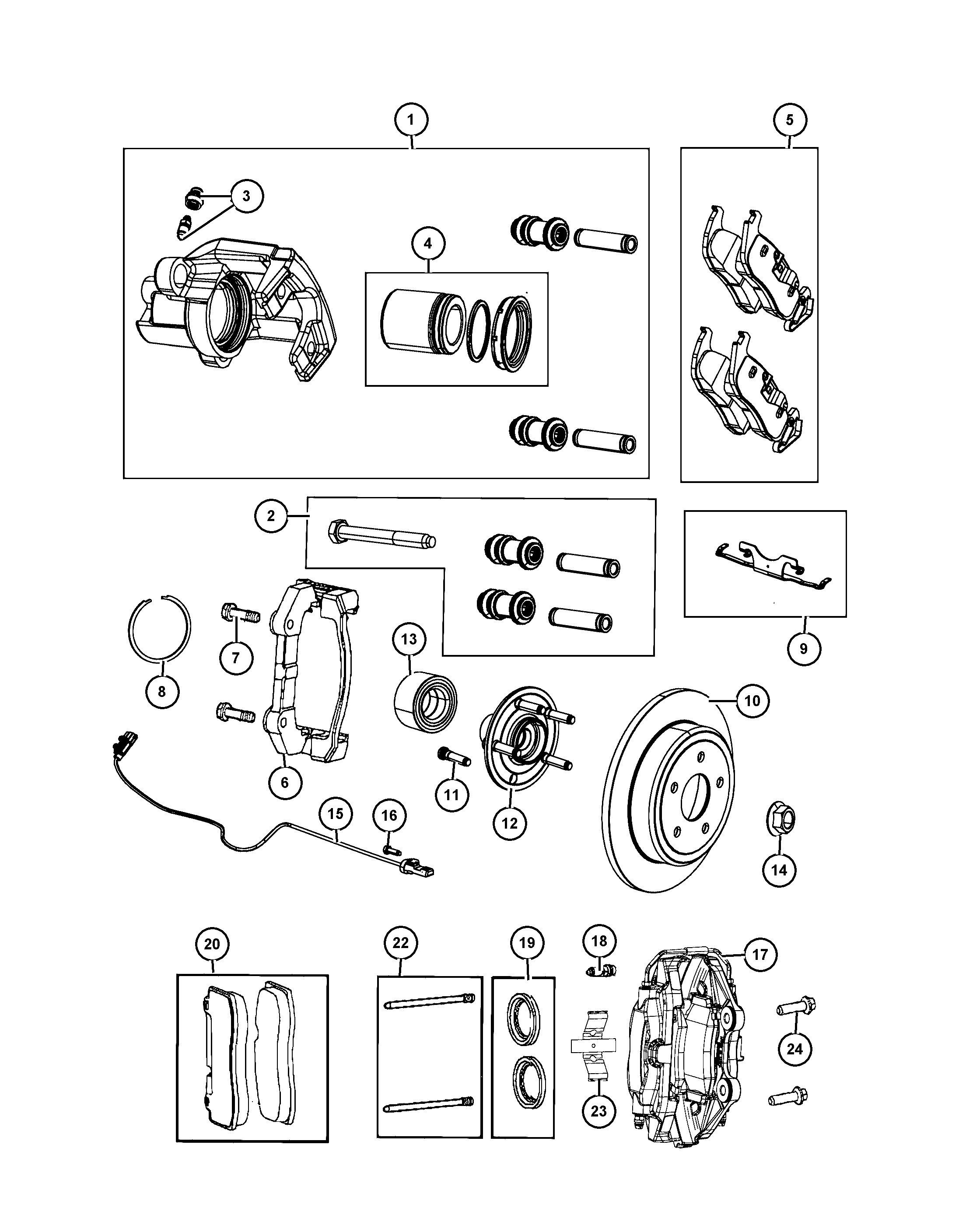 Chrysler 68052 383AA - Kılavuz pimi, fren kaliperi www.parts5.com