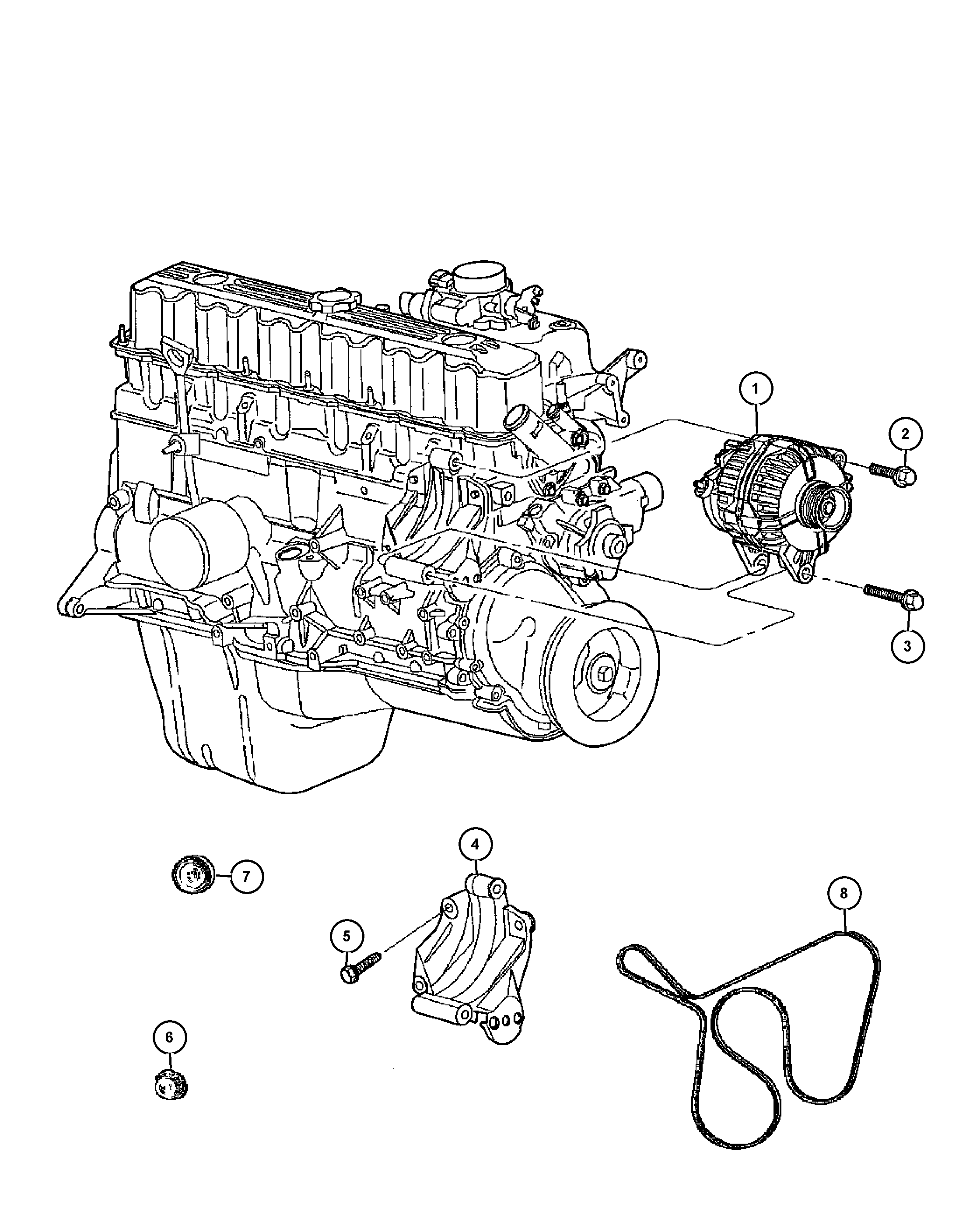 Chrysler 56041 864AB - Alternator www.parts5.com