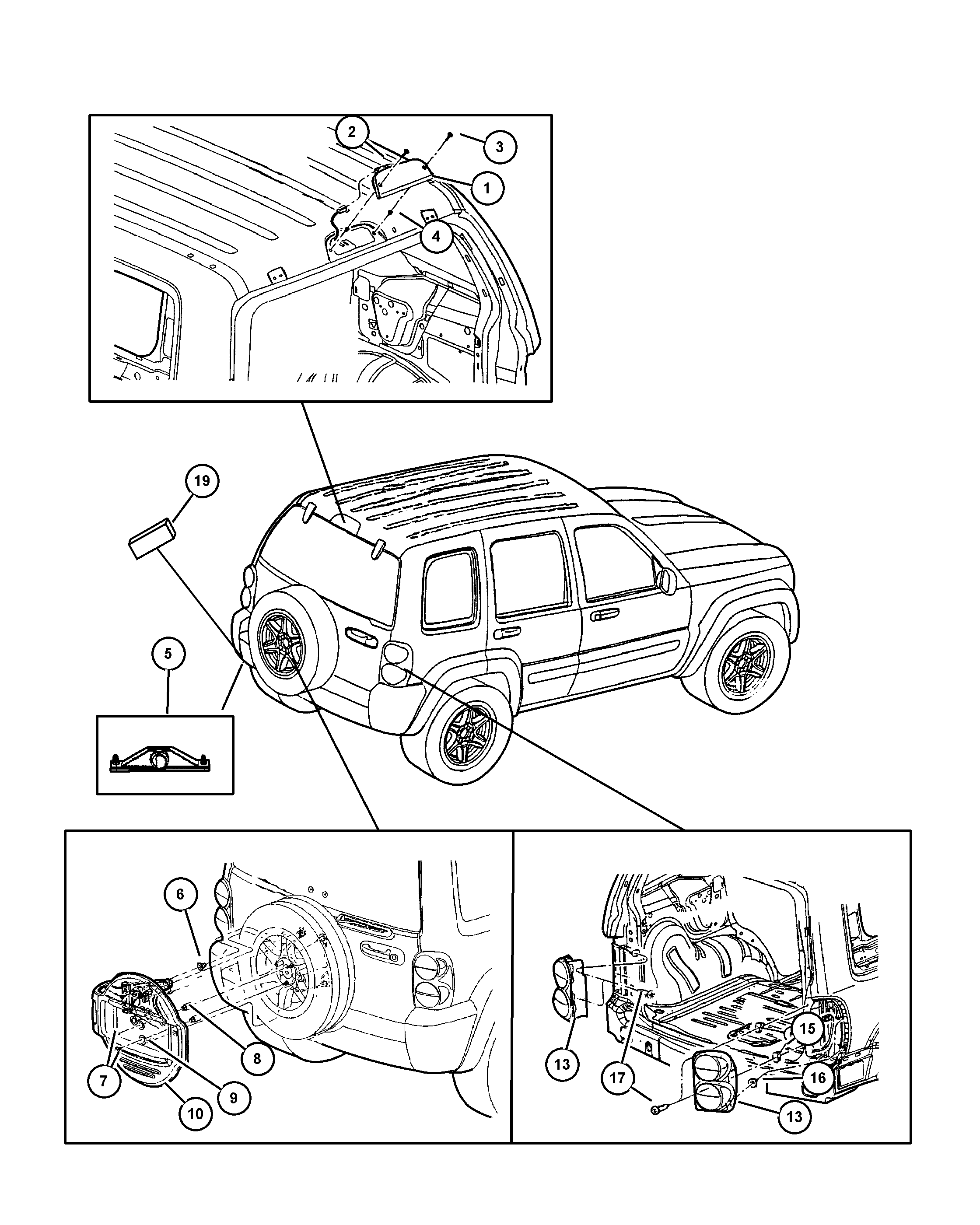 Chrysler 457 4904 - Bulb, door footwell light parts5.com