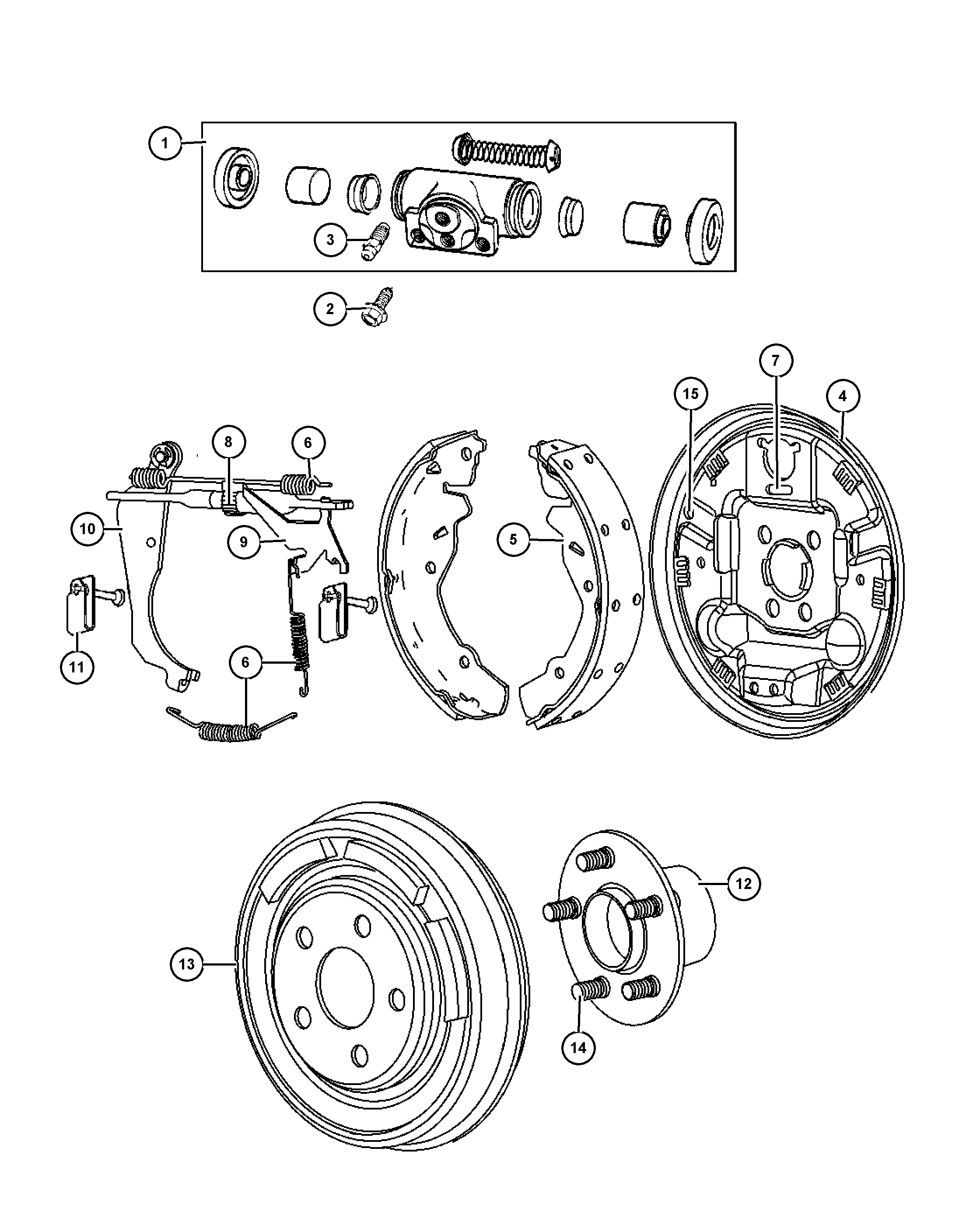 Chrysler 5105 617AB - Тормозной барабан www.parts5.com