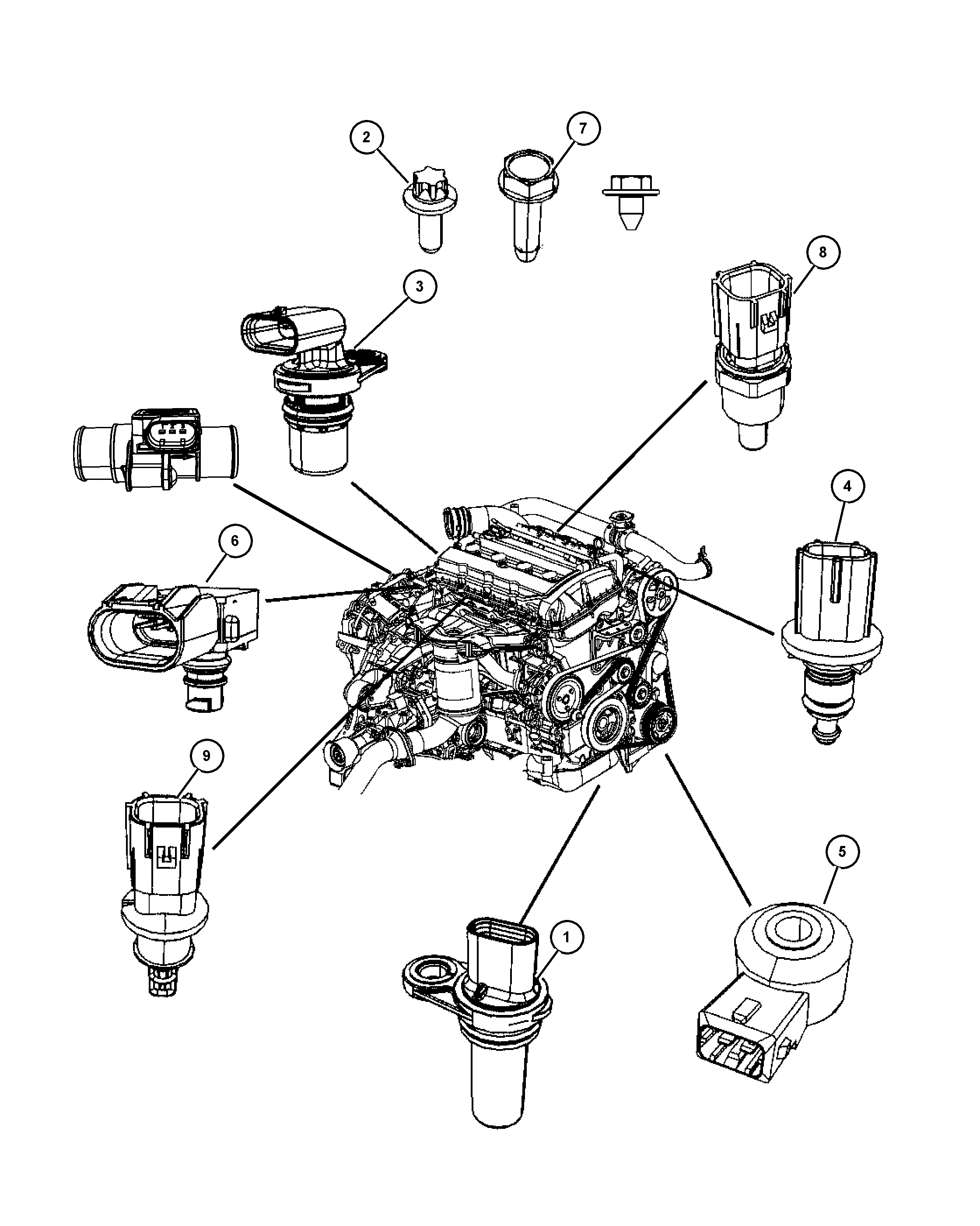 Lancia 5033 316AB - Senzor detonantnog izgaranja www.parts5.com