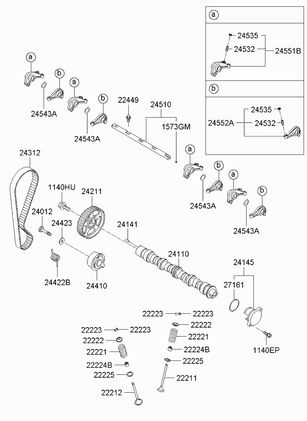 KIA 22224-02500 - Уплотнительное кольцо, стержень клапана www.parts5.com