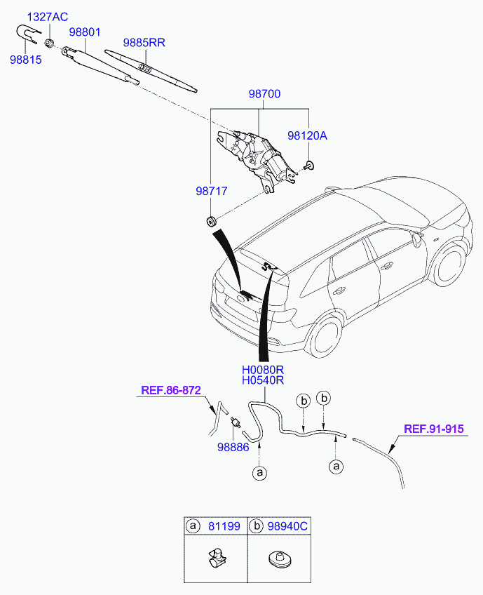 KIA 98850-C5100 - Щетка стеклоочистителя www.parts5.com