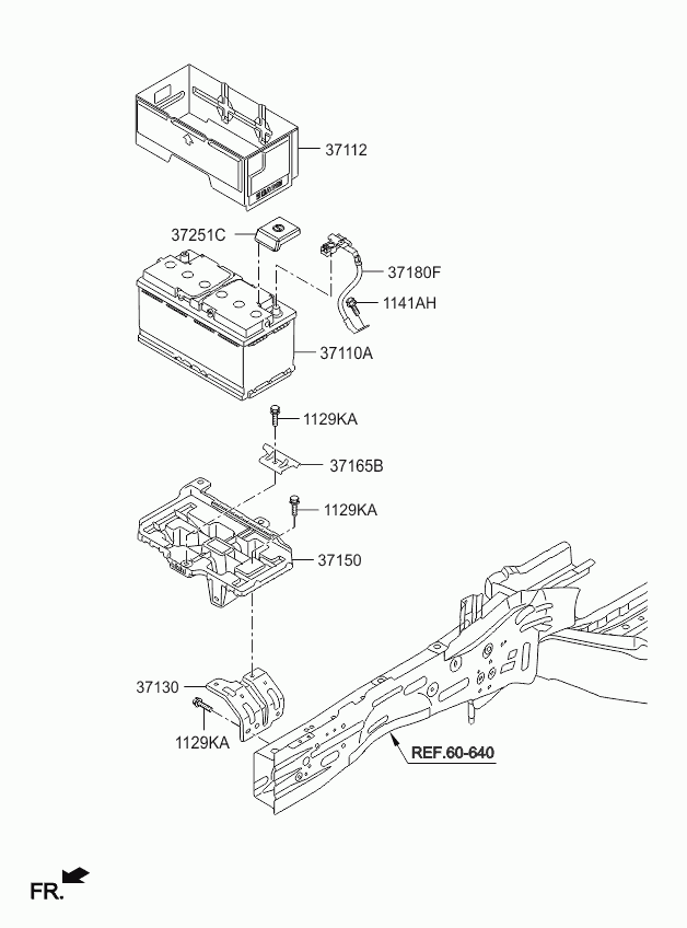 Hyundai 37110C5902 - Μπαταρία εκκίνησης www.parts5.com