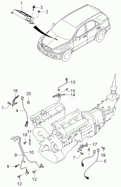 KIA 39210 39820 - Lambdaszonda www.parts5.com