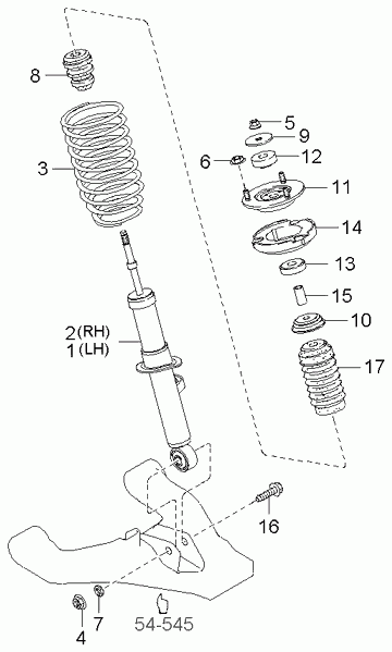 Hyundai 54602-3E100 - Αμορτισέρ www.parts5.com