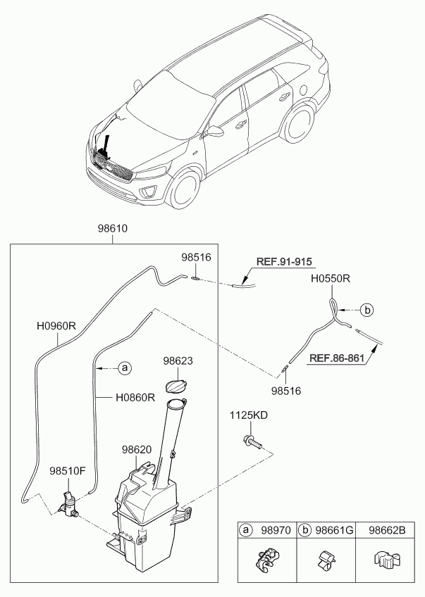 Hyundai 98623A2000 - Sealing Cap, washer fluid tank www.parts5.com