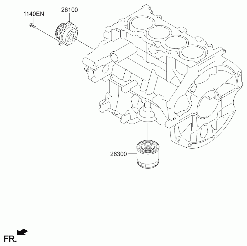 KIA 2630003001 - Маслен филтър www.parts5.com