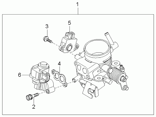 KIA 0K247-18911 - Sensor, throttle position parts5.com