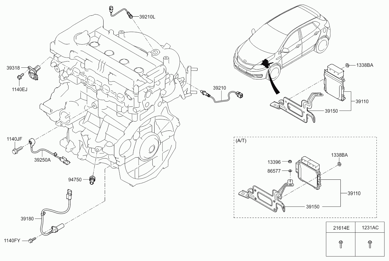 KIA 39350-2B030 - Generador de impulsos, cigüeñal www.parts5.com