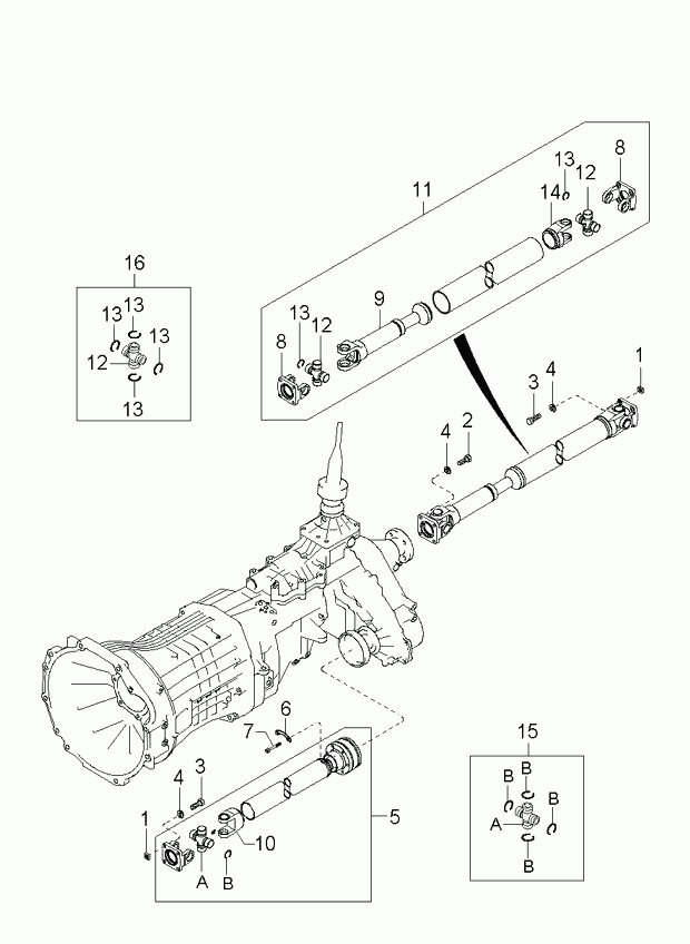 Hyundai 495983E000 - Universal Joint www.parts5.com