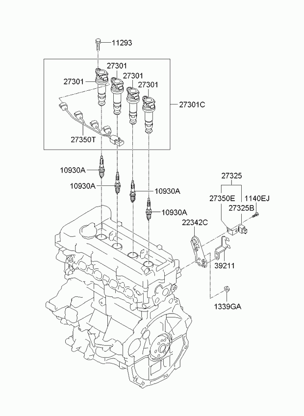 KIA 18829-11050 - Свеча зажигания www.parts5.com