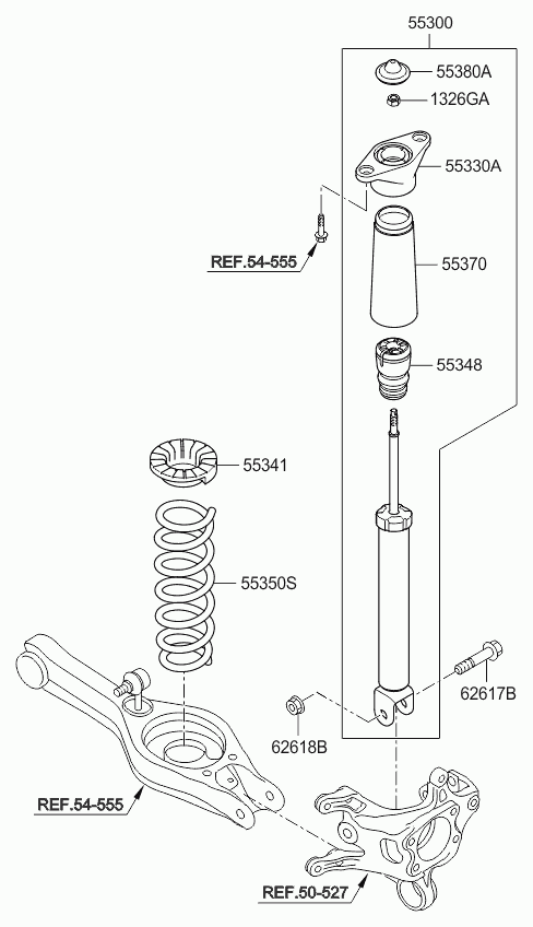 KIA 55300A2050 - Blazilnik www.parts5.com