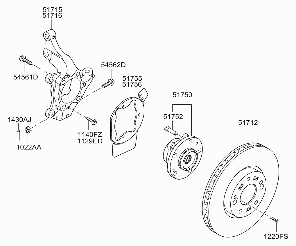 Hyundai 51712-A6600 - Disc frana www.parts5.com