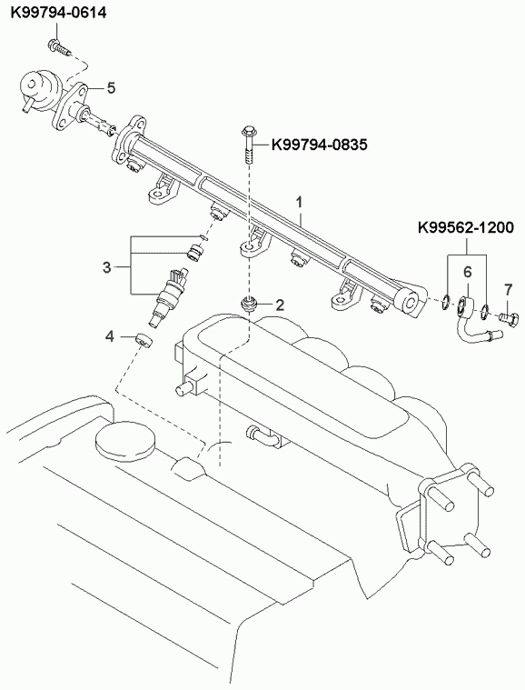 KIA 0857413257 - Joint d'étanchéité, pompe à huile www.parts5.com