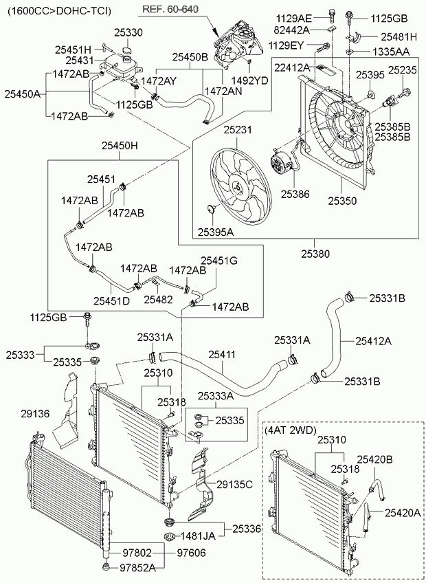 KIA 253301H000 - Buson,radiator www.parts5.com