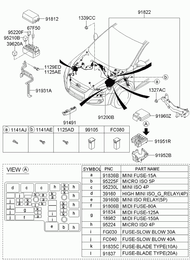 Hyundai 95210-2E000 - Реле, ближний свет www.parts5.com