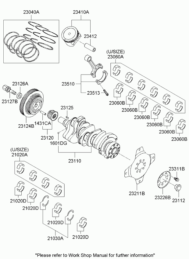 KIA 231103E101 - Pompa apa www.parts5.com