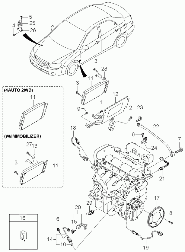 KIA 3921026610 - Lambda-sonda www.parts5.com